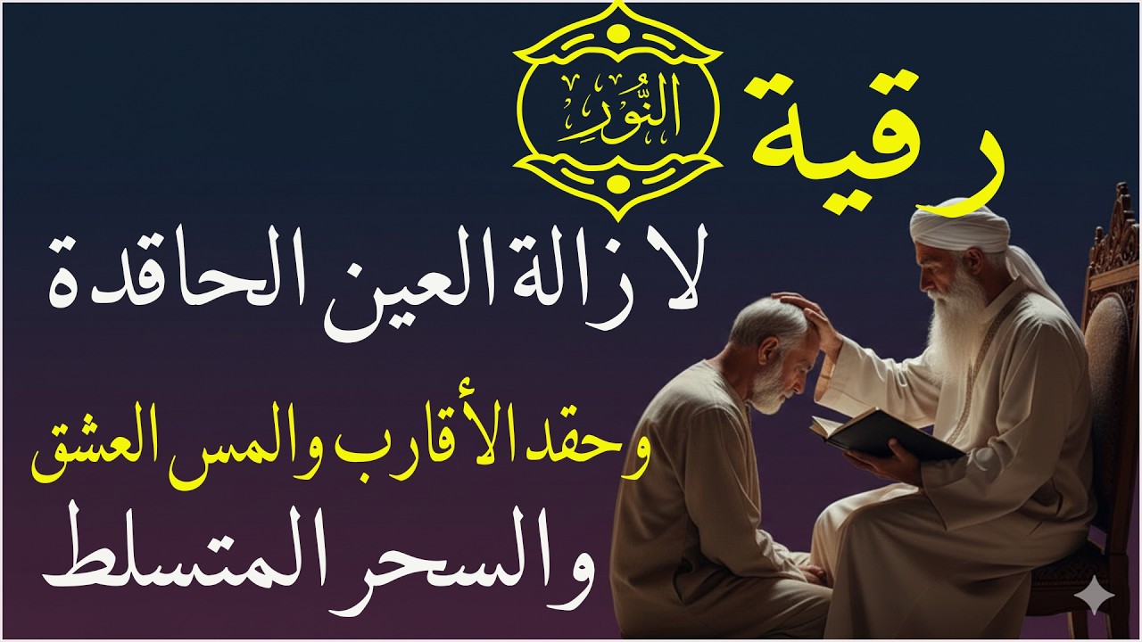 رقية النور لإزالة العين الشريرة والحاقدة وحسد الأقارب والجيران والأعراض والأمراض وصر