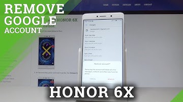How to Remove Google Account from HONOR 6X |HardReset.info