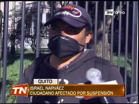 Usuarios afectados por suspensión de transporte público optaron por otras alternativas