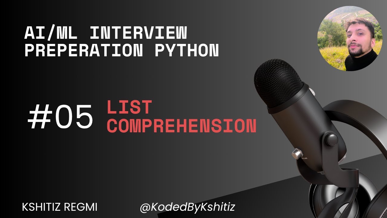 📘 Day 5: List Comprehension in Python 🔁 | Python for Beginners + ML ...