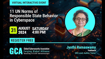 11 UN Norms of Responsible State Behaviour in Cyberspace