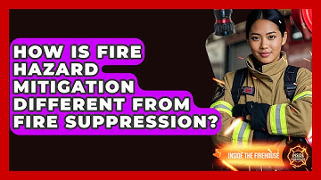 How Is Fire Hazard Mitigation Different From Fire Suppression? - Inside the Firehouse