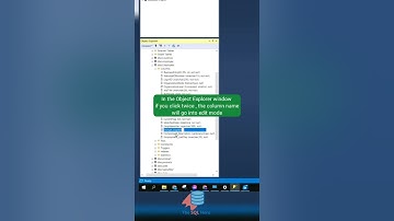 Renaming column #SQL #sqlserver #database #dba #data #dataengineering #dataanalytics #datascience
