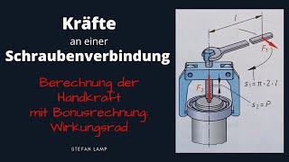 Kräfte an einer Schraubenverbindung screenshot 5