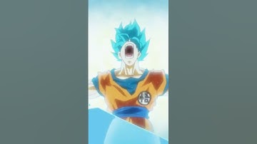 Blue gokus roar hit different #ssj #ssjblue #goku #vegeta #dragonball #dbz #anime