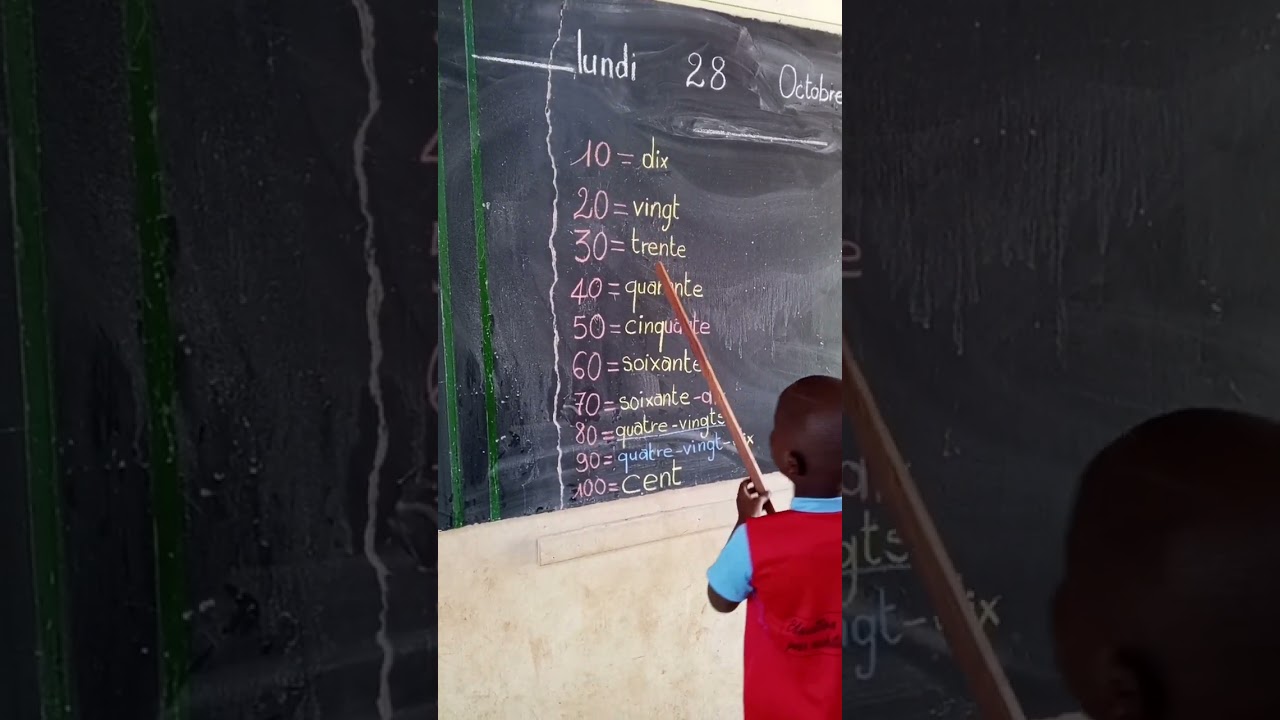 Élève de CP2 à l'école Adventiste de Bouaké en Côte d'Ivoire.