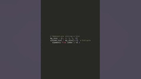 Master Python List Slicing Easily!