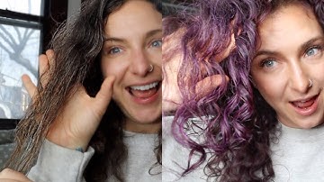 COLORING GRAY HAIR FOR THE FIRST TIME IN 4 YEARS + GRAY HAIR STYLING TIPS (overtone tutorial)
