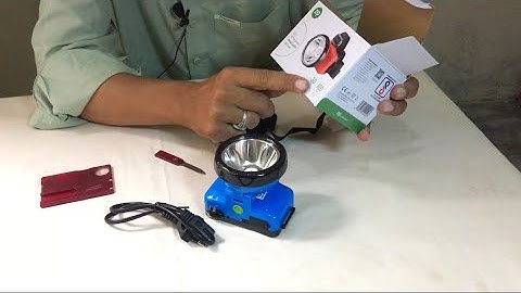 Unboxing LED rechargeable head light DP-744C