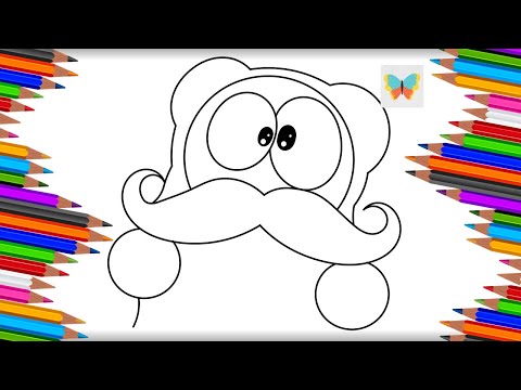 Как нарисовать Желейного Медведя Валеру с усами | Рисуем и Учим Цвета | Kids Coloring