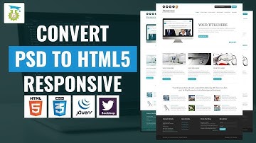 PSD To HTML   PSD To Bootstrap   HTML Tutorial Step By Step   PSD To Responsive Website