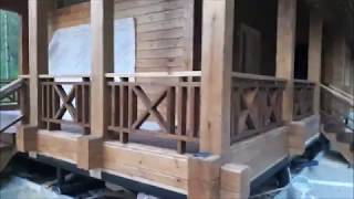 Дом-баня из клееного бруса в Раменском районе Московской области