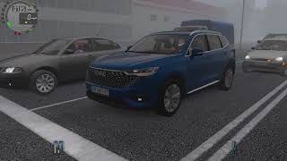 City Car Driving - Haval H6 B01 - Normal Driving [Steering Wheel]