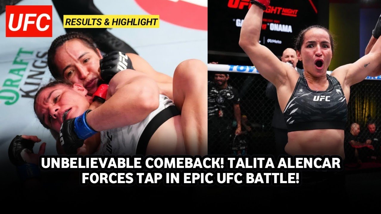 Результаты UFC Vegas 110: Талита Аленкар душит Карнеллосси! Жестокая победа в борьбе