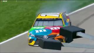Busch and Logano brawl as Truex wins in 2017