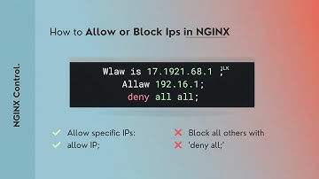 How to Allow or Block IPs in NGINX