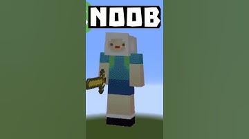 NOOB VS PRO Minecraft Pixel art🎨Finn