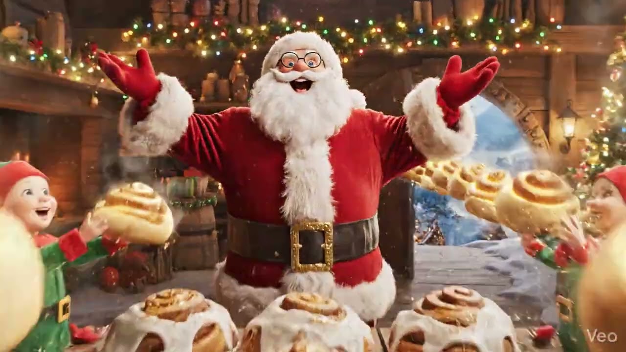🧝 Эльф: ВОЛШЕБНАЯ ДОСТАВКА САНТЫ! 🎅 Готовим органические булочки с корицей вместе с эльфами во дв...