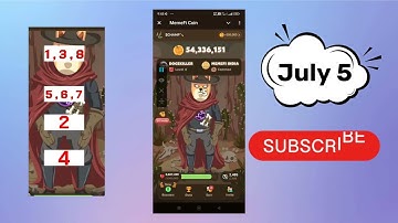 Memefi working code july 5 | memefi today code 5 july working #memefi #memecoins #memefiairdrop