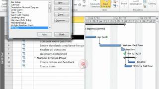 Project 2010 Tutorial Creating Custom Views Microsoft Training Lesson 7.7
