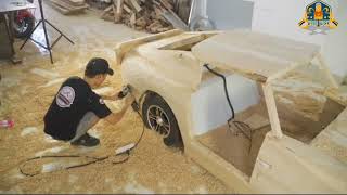 70 Days to Build A FerrariGto250 The Most Expensive Car In TheWorld For My Son BHAI SHEERAZ WOODWORK