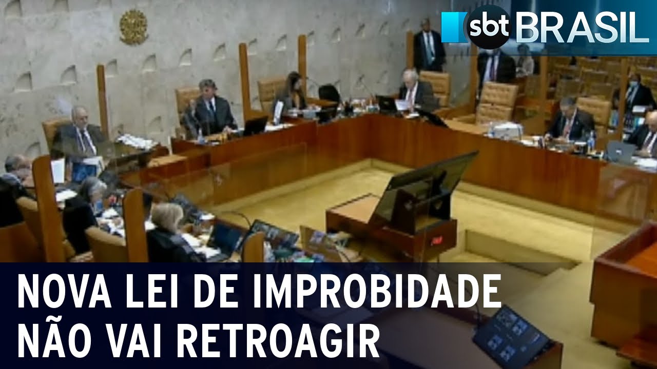 Nova Lei de Improbidade Administrativa não vai retroagir | SBT Brasil (18/08/22)