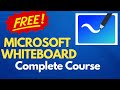 How to use microsoft whiteboard  free complete starter course