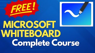 How to Use Microsoft Whiteboard  FREE complete starter course