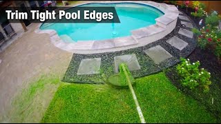 How to Trim Tight Spaces with a String Trimmer (Lawn Care Tips)