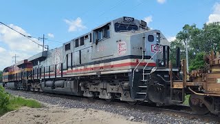 KCS 4859 "Saftey Starts Here" Trailing on CPKC 259 7/3/2025
