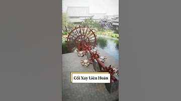 Chúc mừng bạn đã phát minh ra cối xay liên hoàn chạy bằng sức nước. #kienthucthuvi #khamphathegioi