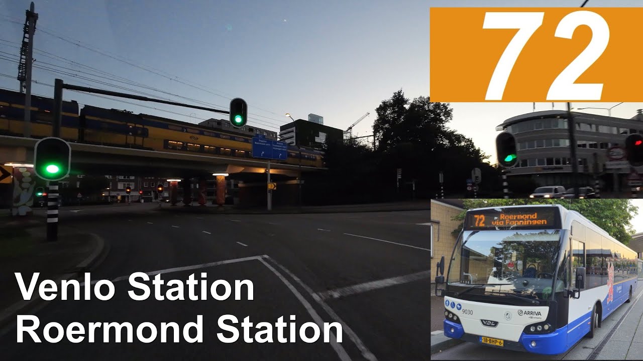 Arriva Lijn 72: Venlo Station - Roermond Station | Arriva Limburg | Arriva 9030 | 2024