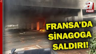 Fransada Sinagogu Kundaklama Girişimi Bir Polis Polis Yaralandı A Haber