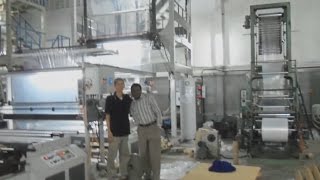 Co-extruder Blown Film Machine in Ethiopia