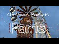 VLOG Christmas Markets in Paris / Mulled Wine, Wall of Love, Window Shopping