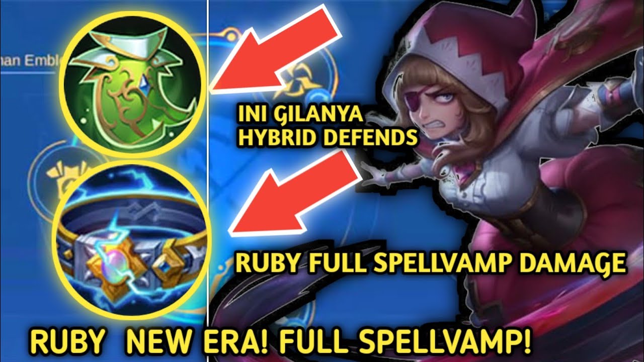 INI RAHASIA RUBY SAKIT! SETTING EMBLEM DAN BUILD RUBY TERSAKIT 2026 HACK SPELLVAMP RUBY! 