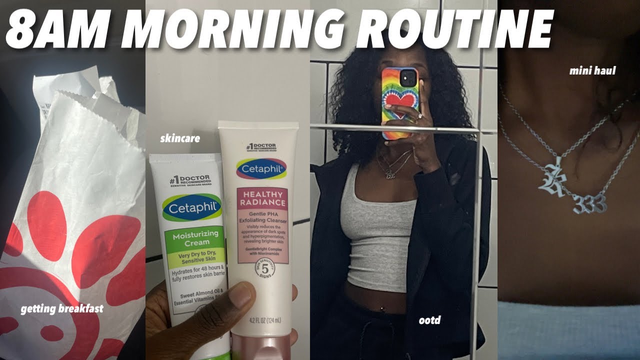 MY 8AM MORNING ROUTINE - YouTube