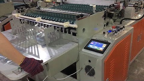 RDL BOPP OPP PE Hot Cut Side Sealing Bag Making Machine /200mm bag width / 180 pieces/min/YK-101