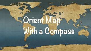 Orient Map with Compass Wealth