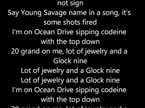 21 Savage & Metro Boomin - Ocean Drive (Official Lyrics)