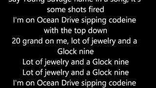 21 Savage & Metro Boomin - Ocean Drive (Official Lyrics) Resimi