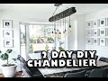 DIY 2 Day $150 Barn Beam Chandelier