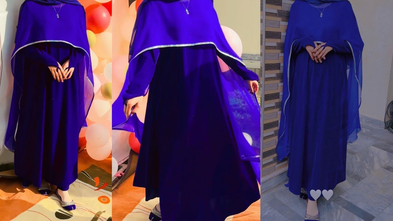 Модное платье-накидка: крой и пошив | Вечерний наряд | Платье-накидка в арабском стиле