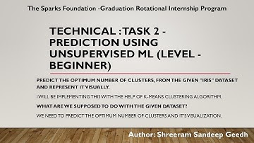 Task 2 - Data Science and Business Analytics Internship | The Sparks Foundation GRIP