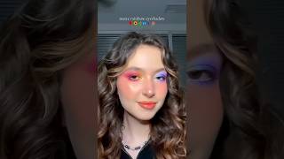 Pride  makeup🏳️‍🌈 #shorts #pride #pridemakeup #makeup #makeuptutorial #lgbt #lgbtqia