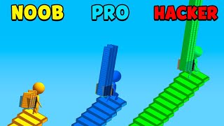 NOOB vs PRO vs HACKER - Stair Run screenshot 5