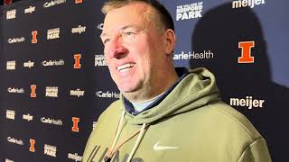 Maryland week: Illinois head coach Bret Bielema Wealth