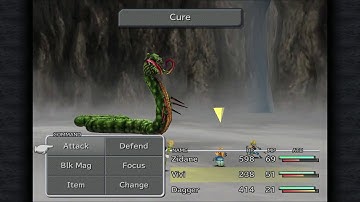 Stealing the Oak Staff from green dude - Final Fantasy 9