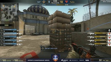 NiP vs FaZe | GeT_RiGhT 3k spray | Dust 2