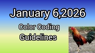 January 6,2025 Color Coding guidelines 